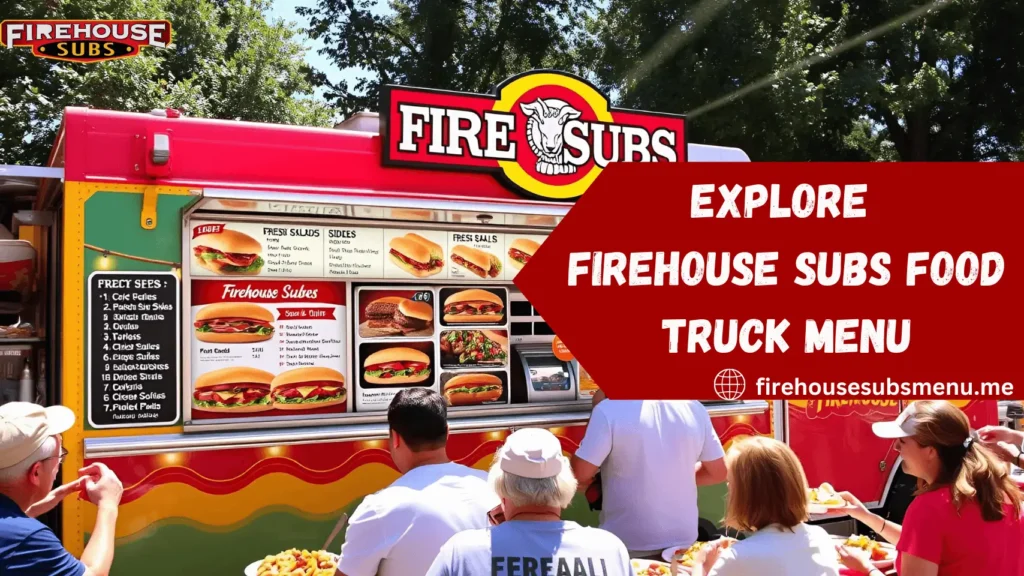 Firehouse Subs Food Truck Menu