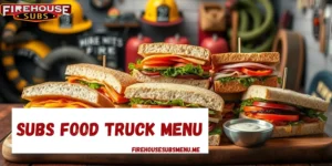 Subs Firehouse Truck Menu