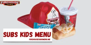 Subs Kids Menu